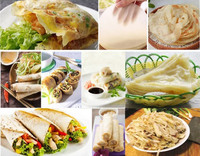 Chapati Roti Machine à crêpes plates, Machine à tortillas, Machine à pain de canard rôti, Machine à presse à pâte hydraulique