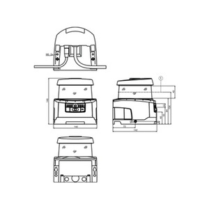 เครื่องสแกนเลเซอร์ Leuze Rsl420 S Cu416 5  24 โวลต์ 12 แอมป์ สำหรับโดรน ใช้ในอุตสาหกรรม - Product Image 2