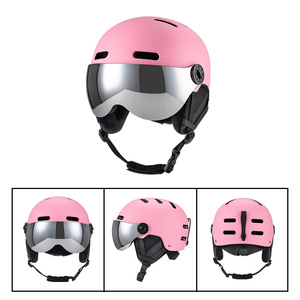 Nuevo <span class=keywords><strong>Casco</strong></span> de Esquí para Deportes al Aire Libre, <span class=keywords><strong>Gafas</strong></span> de Nieve <span class=keywords><strong>Integradas</strong></span>, <span class=keywords><strong>Casco</strong></span> de Ciclismo para Hombre y Mujer, <span class=keywords><strong>Casco</strong></span> de Seguridad Cálido para Snowboard - Product Image 4