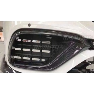 กรอบตกแต่งช่องลมคาร์บอนไฟเบอร์แท้สำหรับรถยนต์ W213 อุปกรณ์เสริมสำหรับ Benz E-Class W213 E63 AMG ฝาครอบกันชน - Product Image 4
