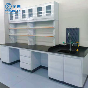 Meja Kerja Laboratorium Berkualitas Tinggi, Terlaris, Model Lantai, Stasiun Kerja, Full Steel, Meja Dinding Laboratorium - Product Image 4