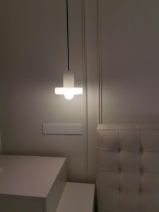 Lámpara Colgante de Alabastro Blanco de Estilo Minimalista, Luminaria Interior <span class=keywords><strong>para</strong></span> Dormitorio, Sala de Estar, Comedor - Product Image 4