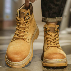 Botas de Trabajo de Construcción Resistentes al Desgaste para Invierno, Impermeables, Antideslizantes, Cómodas, Unisex, Botines de Montaña - Product Image 5