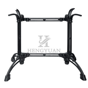2019 nuevo de metal negro doble pata de la Mesa de la Asamblea <span class=keywords><strong>las</strong></span> patas de la Mesa para restaurantes - Product Image 1