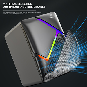 Caixa de Som com Fio para E-Sports Mais Vendida Mini Alto-Falante Multimídia USB Portátil para <span class=keywords><strong>Desktop</strong></span> e Laptop com Subwoofer Presente para Gamer - Product Image 5