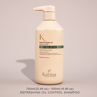 Champú con Biotina y Logotipo Personalizado, Champú para Control de Grasa en el Cuero Cabelludo, Fórmula Purificante Natural, Anti-Grasa, Sin Silicona