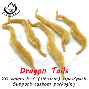Colas de Dragón para Atado de Moscas, 20 Colores, 5.7 Pulgadas, Material para Atado de Moscas, Venta al por Mayor - Product Image 4