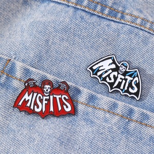 <span class=keywords><strong>Misfits</strong></span>-broche de Bat Fiend, banda Punk de Horror, Rock, para Fans, joyería de Halloween, decoraciones al por mayor - Product Image 3