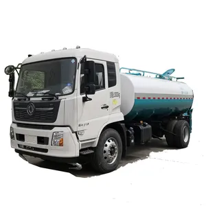 핫 세일 4x2 유로 3 방출 15000L 유조선 마시는 물 도로 청소 스테인리스 물 탱크 트럭