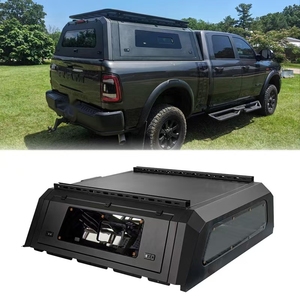 Canopée en aluminium pour camionnette <span class=keywords><strong>DODGE</strong></span> <span class=keywords><strong>RAM</strong></span> 6.4FT Waterproof Anti-Rust Smart Cap <span class=keywords><strong>Heavy</strong></span>-<span class=keywords><strong>Duty</strong></span> Truck Bed Camper Shell Hardtop Topper GMC - Product Image 2