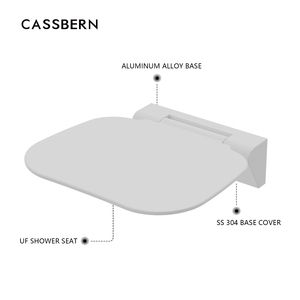 Sedile <span class=keywords><strong>doccia</strong></span> pieghevole da parete, compatto, moderno, salvaspazio, pratico, robusto e durevole - Product Image 4