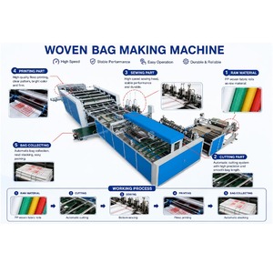 Máquina para Fabricar <span class=keywords><strong>Bolsas</strong></span> <span class=keywords><strong>de</strong></span> <span class=keywords><strong>Polietileno</strong></span>, Cortar, Coser e Imprimir, para Cemento, Arroz, Harina, Trigo, Maíz, Sacos <span class=keywords><strong>de</strong></span> Válvula Tejidos <span class=keywords><strong>de</strong></span> PP - Product Image 2
