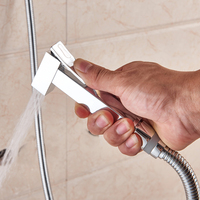 Bidet portatif en laiton tête de pulvérisateur de toilette ensemble de douche de bidet Portable robinet mitigeur d'eau chaude et froide mural