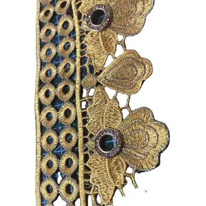 Floral Embroidery Design Neotrims Embroidered Sari Ribbon Trimming Or Salwar Kameeze Border