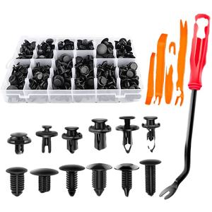 240 pièces de clips de fixation de <span class=keywords><strong>pare</strong></span>-chocs de voiture, Kit de fixation de rivets en <span class=keywords><strong>plastique</strong></span> automobile, outils de réparation de clips de garniture de porte universels - Product Image 1