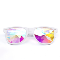 Lunettes Kaléidoscope 3D Prism Rainbow Goggles EDM Rave Party Light Diffraction Festival Eyewear