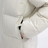 Vestes en duvet de canard de qualité supérieure pour femmes, sans marque, Guangzhou 2025, minimum 1 pièce, logo personnalisé imprimé