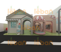 Juegos de rol personalizados Soft Games Sim City para sala de juegos, centro de fiestas de cumpleaños, estación de juegos, equipo de juegos infantiles para interiores