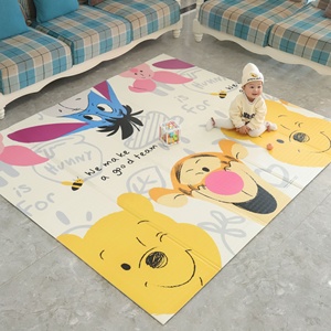 Tapis de jeu unisexe imperméable en mousse XPE, portable et pliable pour enfants, doux, écologique, pour l'exercice, le sport, le camping et l'éveil des bébés - Product Image 4