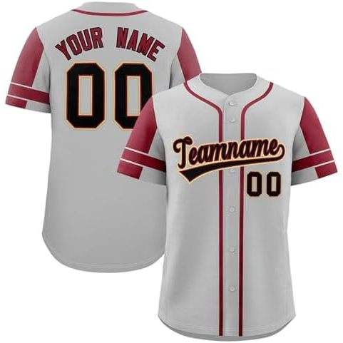 Light Grey amp;crimson-24