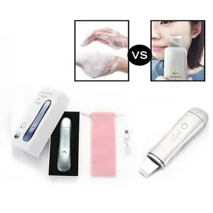 Machine Portable à ultrasons pour éplucher le visage, appareil électrique de nettoyage sonique pour la peau morte, accessoire professionnel