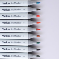 2023 Offre Spéciale Art marqueurs stylo ensemble croquis brosse douce double pointe alcool brosse stylos dessin professionnel alcool marqueur