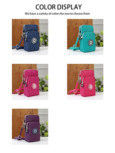 Unisex <strong>Mobile</strong> Phone Coin Purse Hanging Neck Wrist <strong>Bag</strong> Running Vertical Mini Women's Messenger <strong>Bag</strong> - Product Image 2