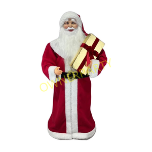 Di alta qualità decorazione di natale all'ingrosso buon natale musicale natale Animatronic Babbo Natale danza con <span class=keywords><strong>musica</strong></span> - Product Image 1