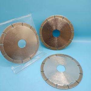 Lames de scie diamantées personnalisées en acier inoxydable pour rainurage de carreaux en béton armé de fibres de verre, usinées CNC pour le travail des XBM - Product Image 4