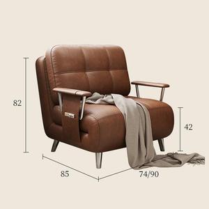 Sofá cama individual Vintage japonés nuevo <span class=keywords><strong>Retro</strong></span> moderno extensible plegable uso para una/dos personas para dormitorio sala de estar <span class=keywords><strong>pequeña</strong></span> - Product Image 5