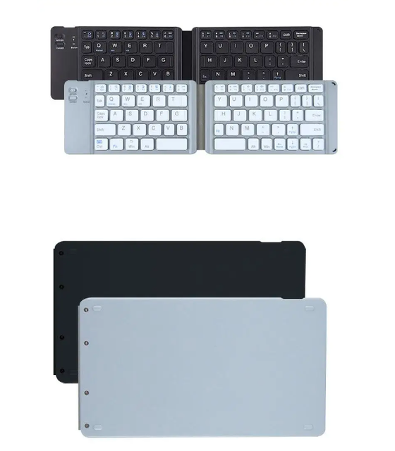 wireless keyboard Mini Two Fold BT Keyboard BT18 Mobile Phone Tablet Computer Office Portable Lightweight Three System Universal