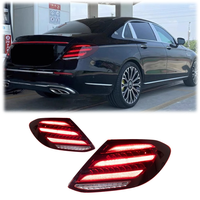 Luz Trasera de Policarbonato Resistente para Mercedes Benz Clase E W213 2016-2020, Conexión Directa, 12V, Luz de Freno, Direccional y Reversa