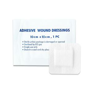 Apósitos Adhesivos para Heridas 10cm x 10cm, Estériles, de Un Solo Uso, Apósito Médico - Product Image 2
