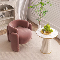 Fauteuil inclinable en velours moderne italien Zayshine pour salon, chambre, hôtel, salle de réception, canapé individuel design modulaire