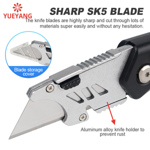 YUEYANG pratique SK5 lame robuste nouveau <span class=keywords><strong>couteau</strong></span> à outil pliable fermoir remplaçable Carton carton <span class=keywords><strong>couteau</strong></span> de coupe bricolage OEM - Product Image 2