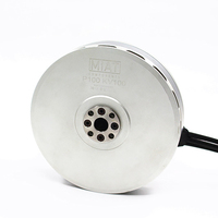 Pengontrol Motor Brushless Magnet Permanen Tahan Air Bersertifikasi CE, MIAT-p100 2KW Efisiensi Tinggi Kebisingan Rendah untuk Kapal EV