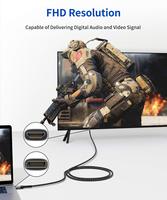 Câble HDMI 2.1 en fibre optique AOC 8K 60HZ 4K 120Hz 48Gbps 3D 1080P plaqué or 10m 15m 20m 25m 30m