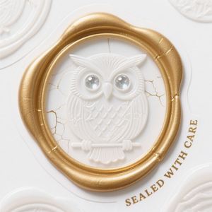 Waterproof <b>Transparent</b> Metal 3D Logo UV Transfer Sticker Gift Box Packaging <b>Labels</b> Customize Bottle Decorative Stickers - Product Image 4