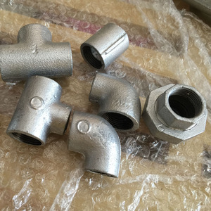 Fig No. Raccords de tuyauterie en fonte malléable <span class=keywords><strong>à</strong></span> coude droit 90 degrés, 1090, avec filetage BS, galvanisé, 1/2-6 pouces - Product Image 5