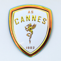 Écusson thermocollant en silicone personnalisé avec logo 3D holographique dégradé en TPU, patchs de transfert thermique texturés pour vêtements