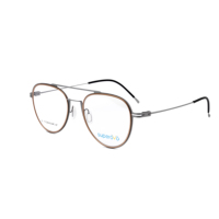 Superovo Fashion, Monturas de Gafas Ópticas de Titanio ODM/OEM Populares, con Patrón Impreso, Ligeras, Montura Completa, Unisex, para Uso Diario