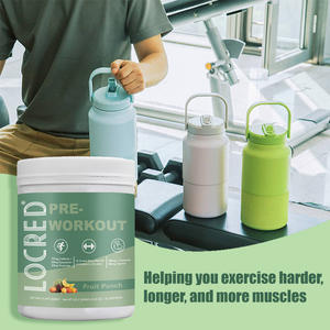 Supplément de poudre de pré-entraînement aromatisé au punch aux fruits 30 portions pour hommes femmes énergie Focus pompes d'endurance suppléments à base de plantes - Product Image 5