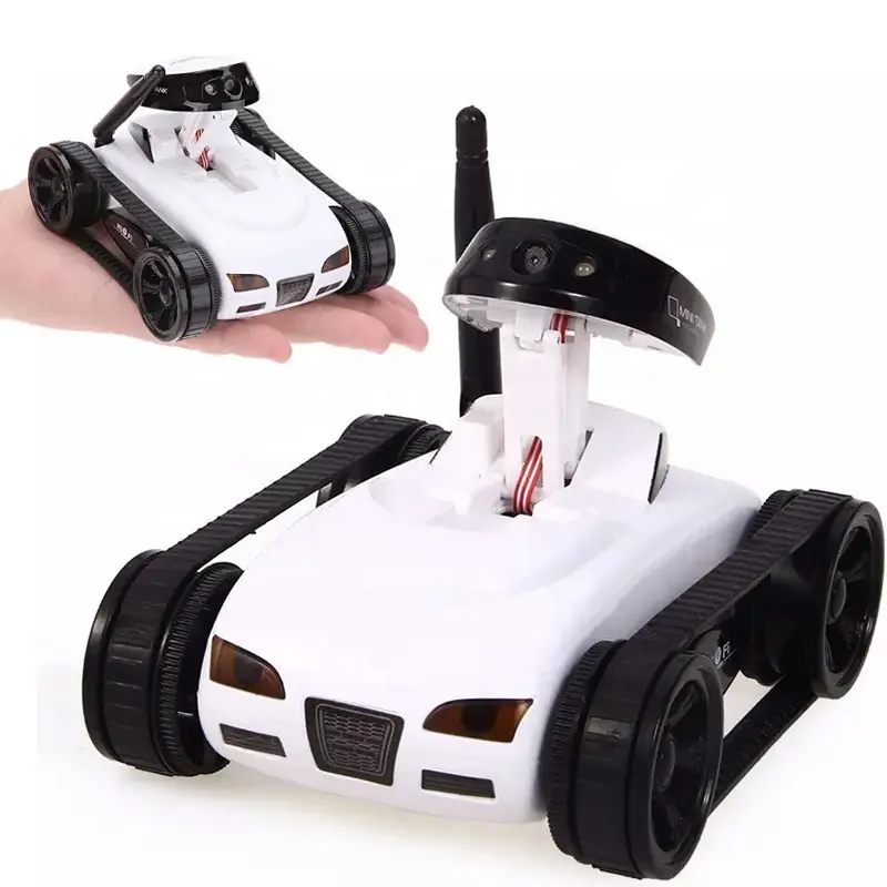 Happycow 777-272 FPV i-Spy Phone Tablet Wireless Remote Control Photo APP Live Mini Robot Toys WiFi Video Spy RC Tank Car Camera