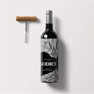 Wholesale Designed Glass Wine <strong>Whisky</strong> Brandy Gin Rum Tequila Spirits Bottle with Cork Sealing Caps Custom Glass Liquor Bottles - Product Image 4