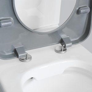 <span class=keywords><strong>WC</strong></span> Moderno in Ceramica Accessibile MWD Australia, Tazza Rotonda Senza Brida in Due Pezzi con Sifone a P <span class=keywords><strong>per</strong></span> Uso Domestico e <span class=keywords><strong>Disabili</strong></span> - Product Image 3