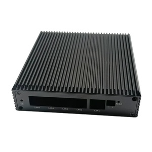 Vỏ hộp khuếch đại công suất bằng nhôm định hình mạ anodize tùy chỉnh, cấp độ bảo vệ IP54, có hộp PCB, vỏ điện tử - Product Image 1