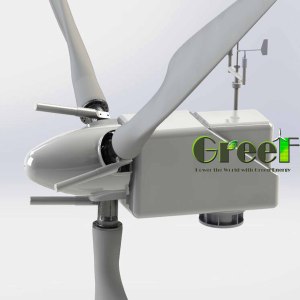 Éolienne à faible vitesse de 30 kW avec contrôle de la pente pour usage domestique - Product Image 5