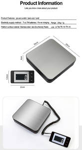 चेंजक्सी फैक्टरी 1g डिजिटल इलेक्ट्रॉनिक्स पोर्टेबल स्टेनलेस शिपिंग स्केल उच्च गुणवत्ता वाले डाक पैमाने - Product Image 5