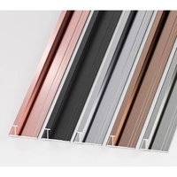 Bande de finition en aluminium de qualité supérieure pour les escaliers et les panneaux de sol d'hôtel avec des profils décoratifs modernes