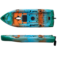 Kayak de pêche modulaire Yak Outdoors 2026, nouveau modèle, simple et double, avec propulsion électrique à pédales, construction en HDPE
